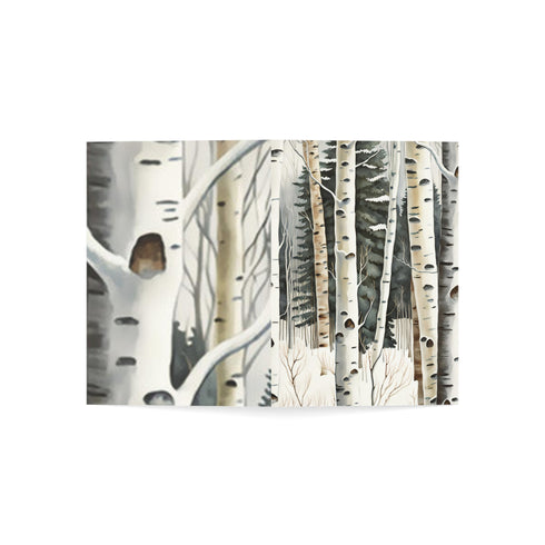 Winter Aspen Trunks - Fine Art Greeting Cards
